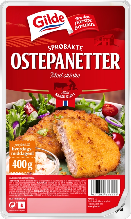 Ostepanetter med skinke   400g