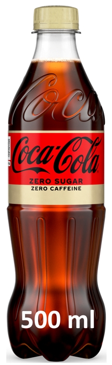 Coca-cola w/o suger decaffinated pet  24x500ml