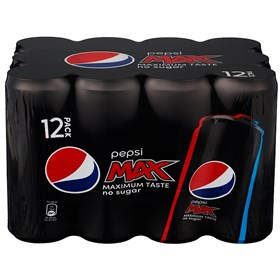 Pepsi max  2x12pk  24x0,33l bilde 1.