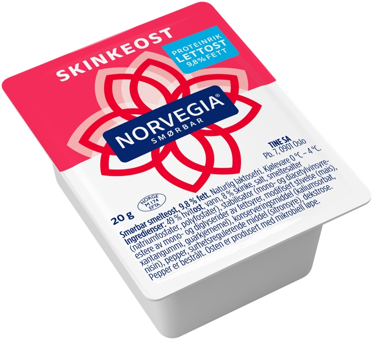 Norvegia skinke lett kuvert 20g 60stk