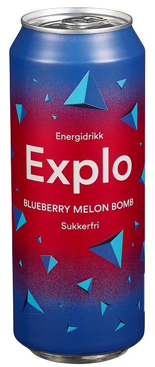 Explo blueberry melon bomb sukkerfri bx   24x0,5l