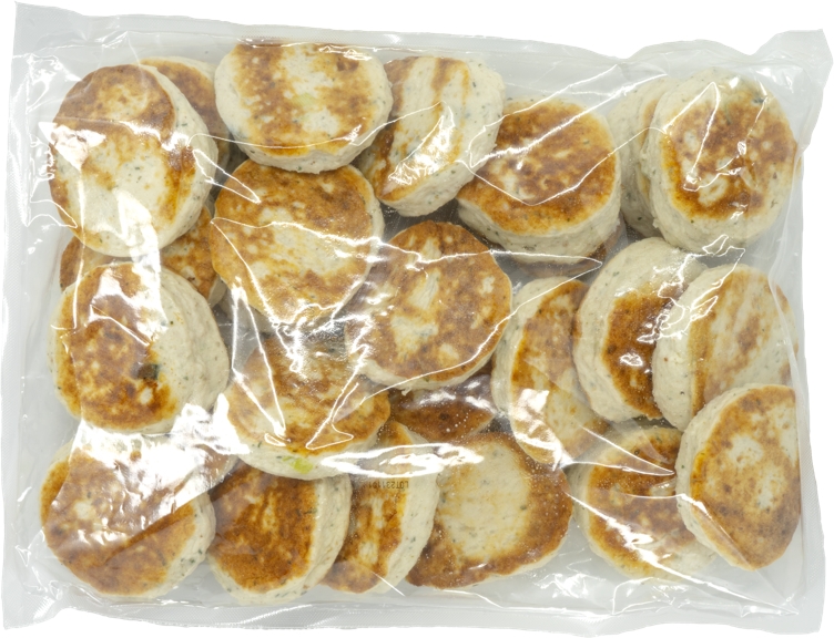 Steinbitkaker m/hvitløk 100g  2,5kg