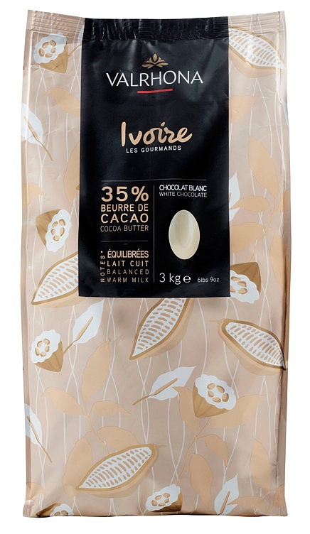 Chocolate white ivoire 35%   3kg