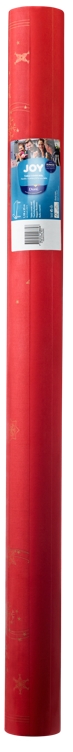 Papirduk rull star shine rød 1,8x25m 1stk