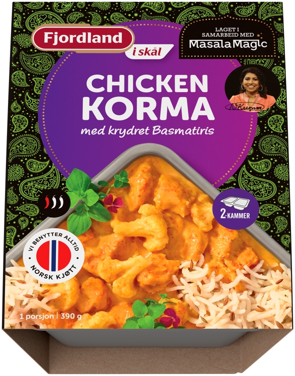 Masalamagic chicken korma i skål 390g