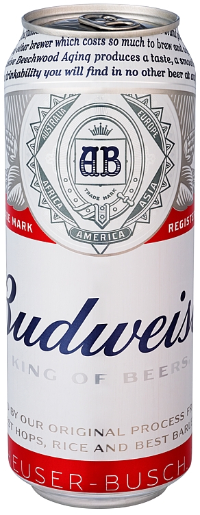 Budweiser   4,5%   24x50cl   can