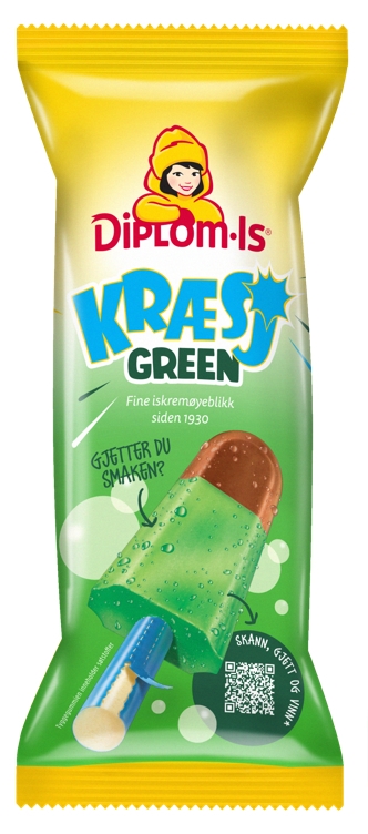 Diplom-is kræsj green 60ml
