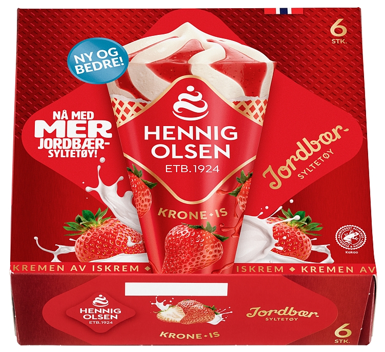 Krone-is strawberry multipack 6pcs 750ml