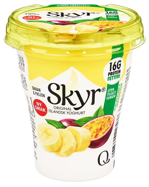Skyr banana & passion fruit  160g