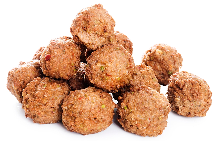 Meat balls plus grean vegetables   1,2kg