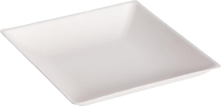 Serveringsskål bio mini hvit 90x90mm 100stk