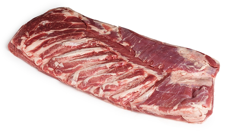 Svin ribbe hampshire u/svor u/ben  ca2x5kg  kg