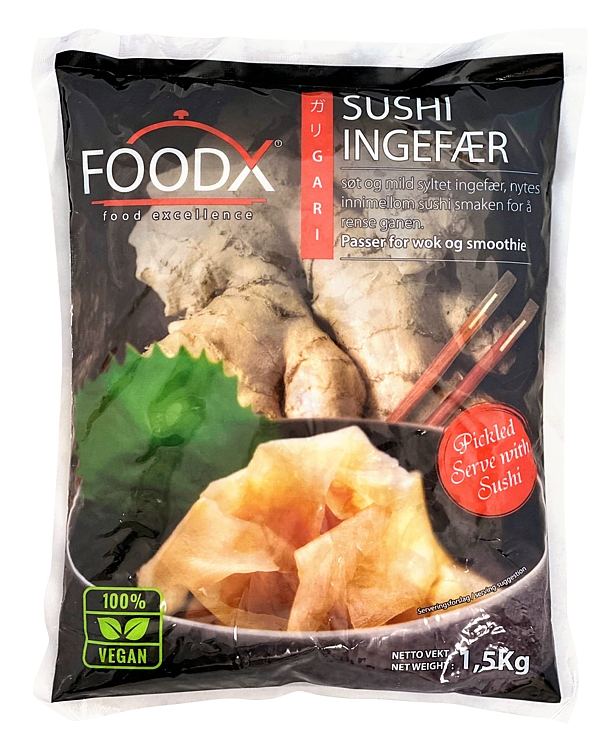 Ginger picled white gari shoga 1,5kg