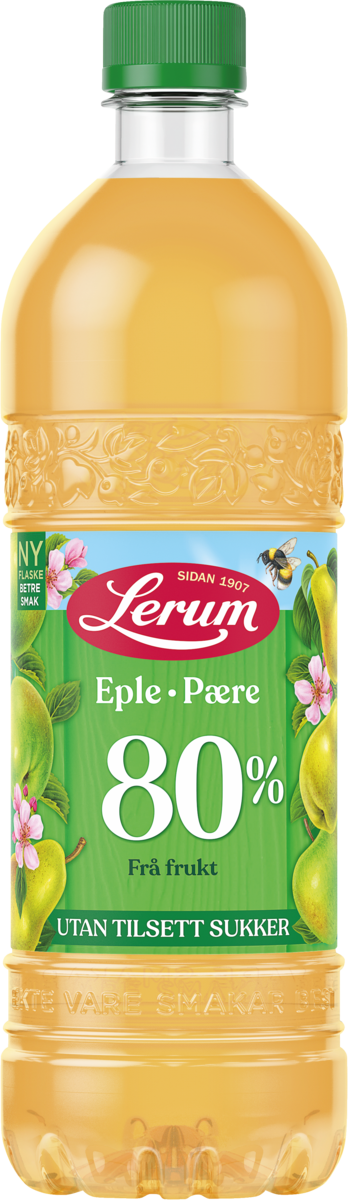 Eple-pæresaft uten tilsatt sukker  0,75 l