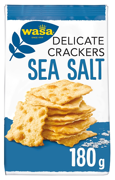 Wasa delicate crackers sea salt  180g