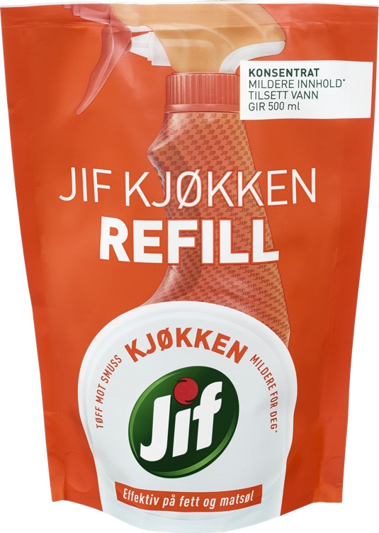 Jif kjøkken spray refill  250ml