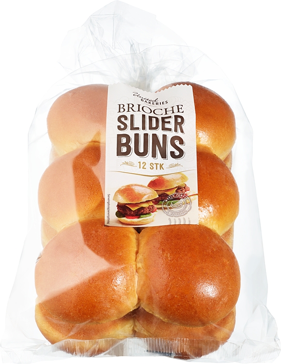 Brioche sliders 12x40g  480g