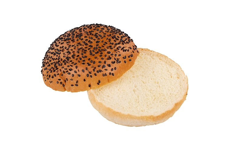 Hamburgerbrød gourmet brioche black sesam pre sliced 30x70g
