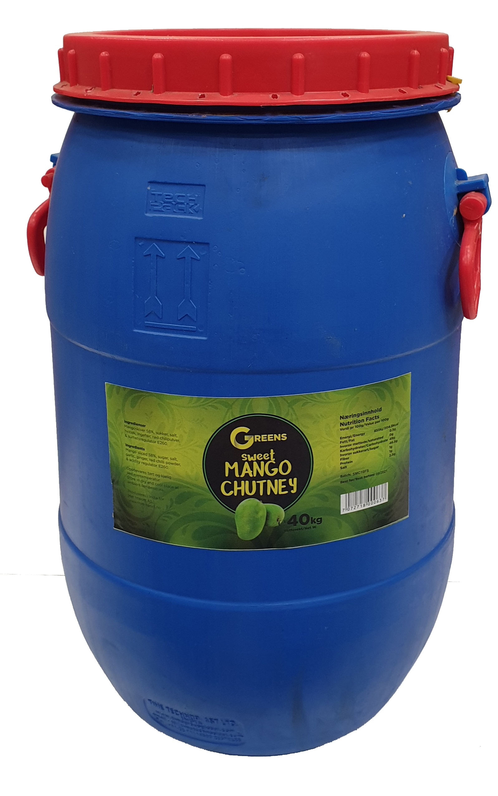 Sweet mango chutney 40kg