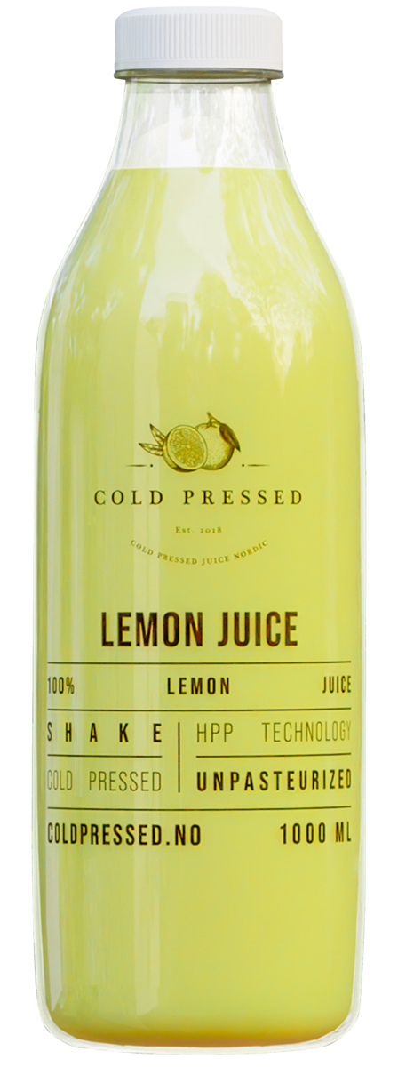 Cold pressed juice 100% lemon  1l