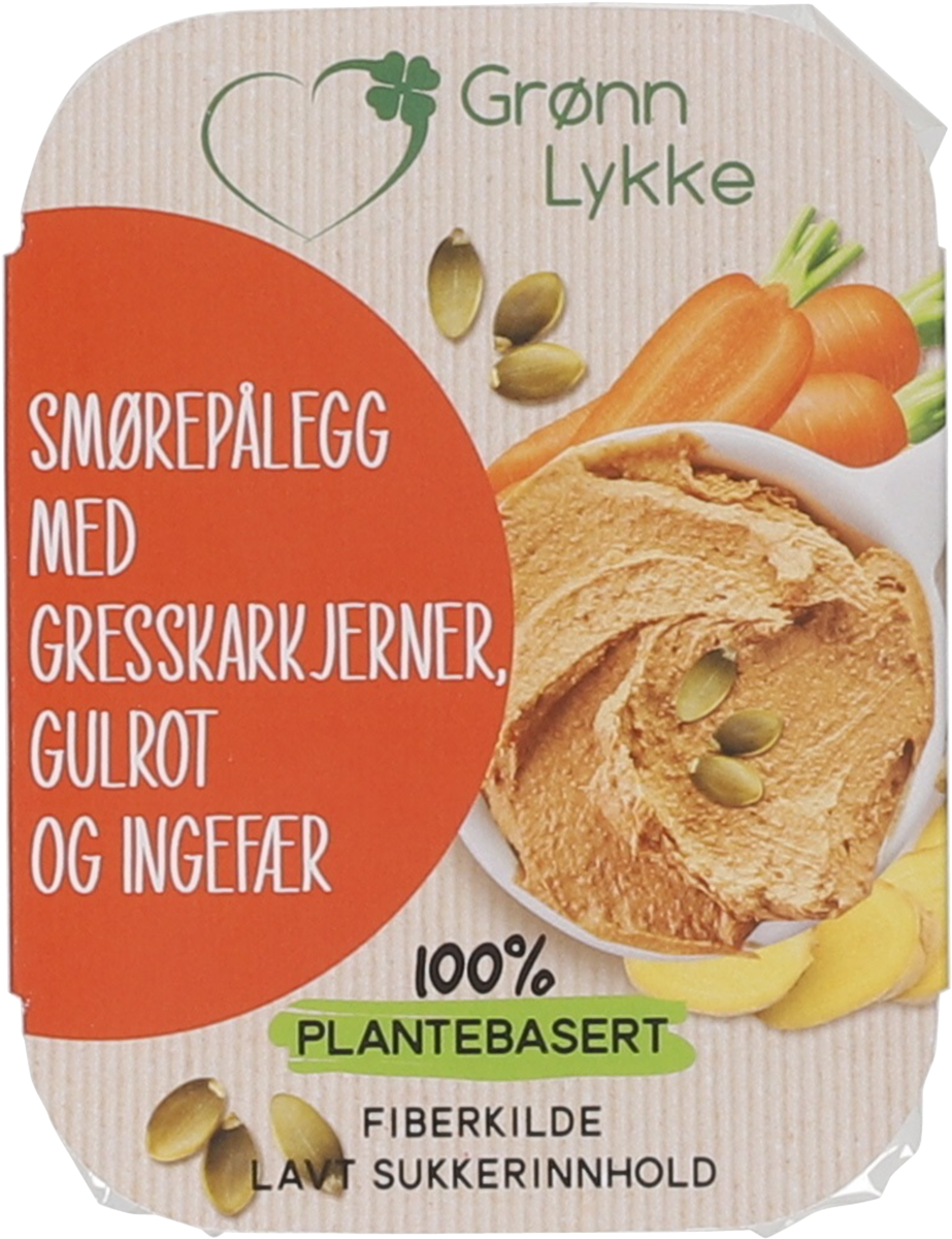 Smørepålegg m/gresskarkjerner og ingefær   125g
