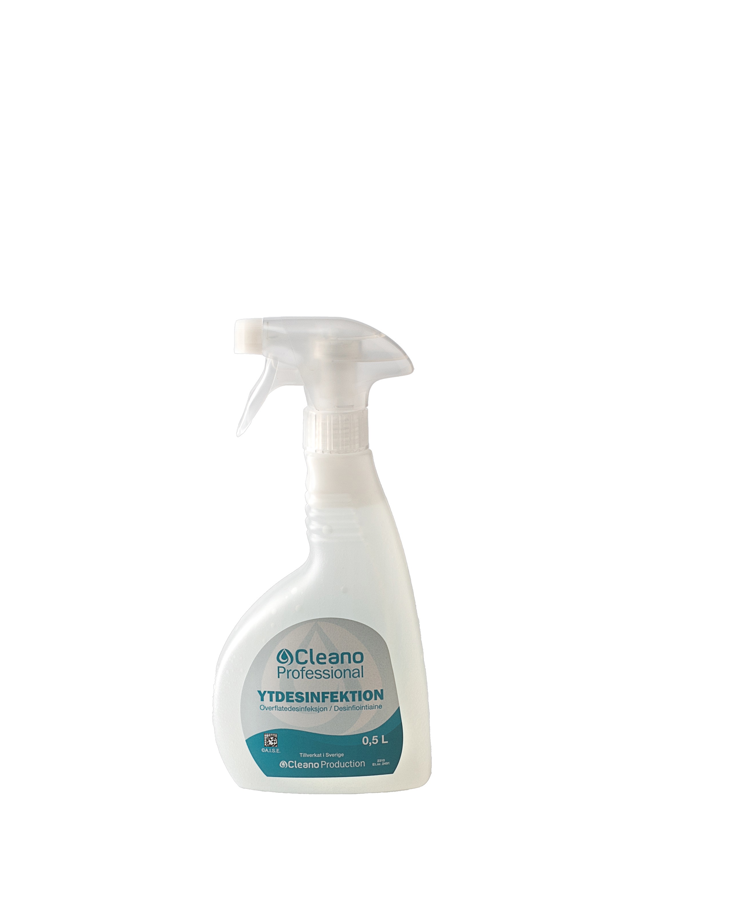 Overflatedesinfeksjon cleano professional  0,5l