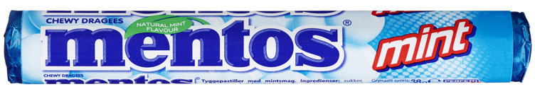 Mentos mint jumbo roll 8-pack t 296g
