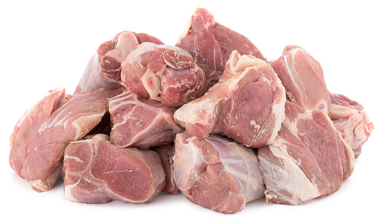 Lamb w/bone pieces kg