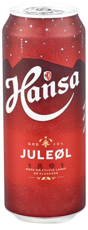 Hansa juleøl bx   4,7%   24x50cl