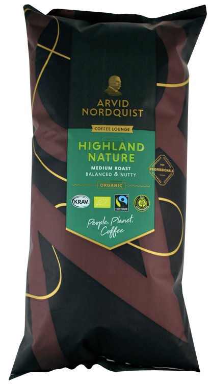 Kaffe highland nature mal 1  1kg