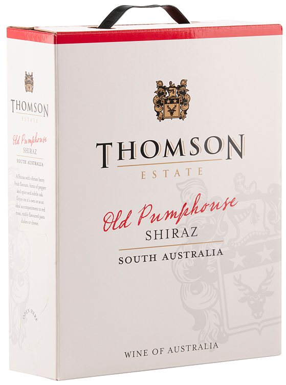 Thomson estate old pumphouse shiraz bib  13,5%  3l