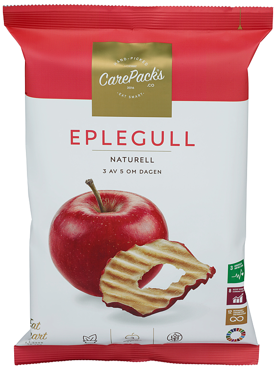 Eplegull naturell 40g