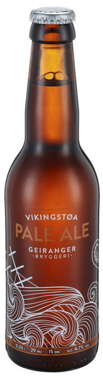 Geiranger bryggeri vikingstøa pale ale 4,7% 12x33cl