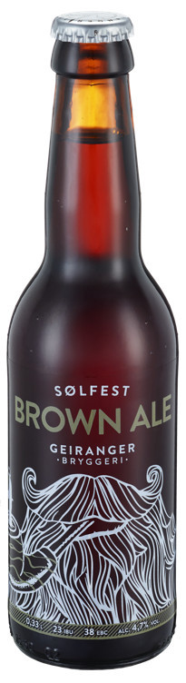 Geiranger bryggeri sølfest brown ale 4,7% 12x33cl