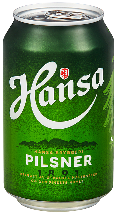 Hansa pilsener bx 4,7%  12x33cl