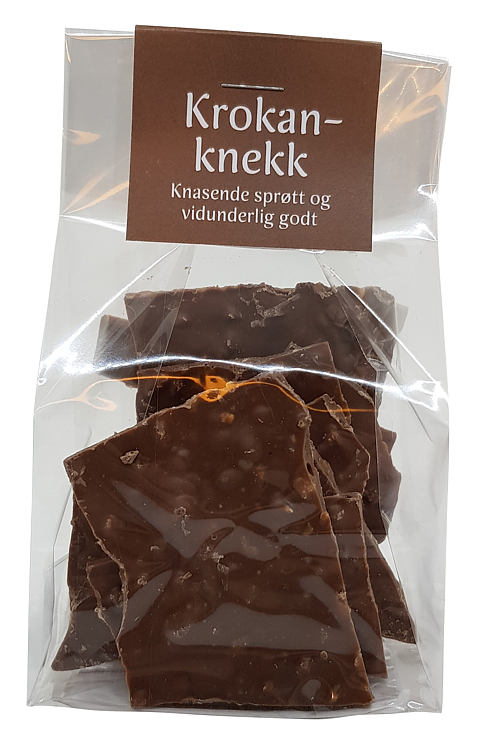 Krokanknekk sjokolade   100g
