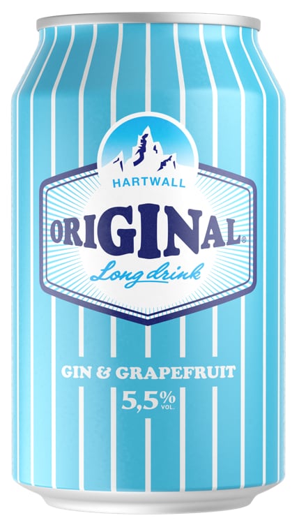 Hartwall original long drink bx   5,5%   24x33cl