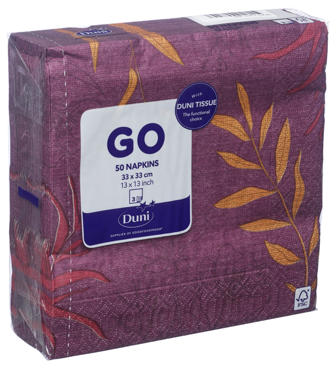Serviett soft nature 3l 33cm 50stk
