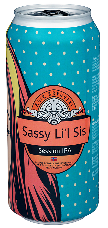 Ægir sassy lil sis session ipa 4,7% 24x44cl