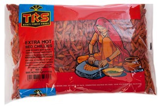 Extra hot red chillies  400g
