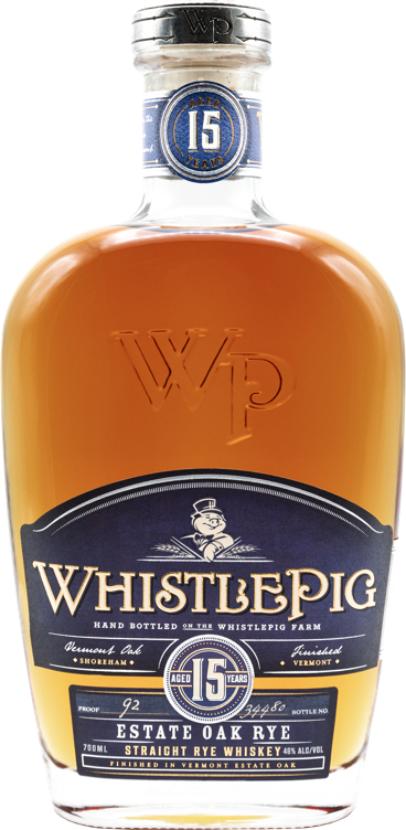 Whistlepig straight rye whiskey 15 yo   46%   70cl