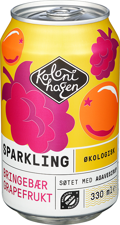Sparkling bringebær & grapefrukt 24x33cl