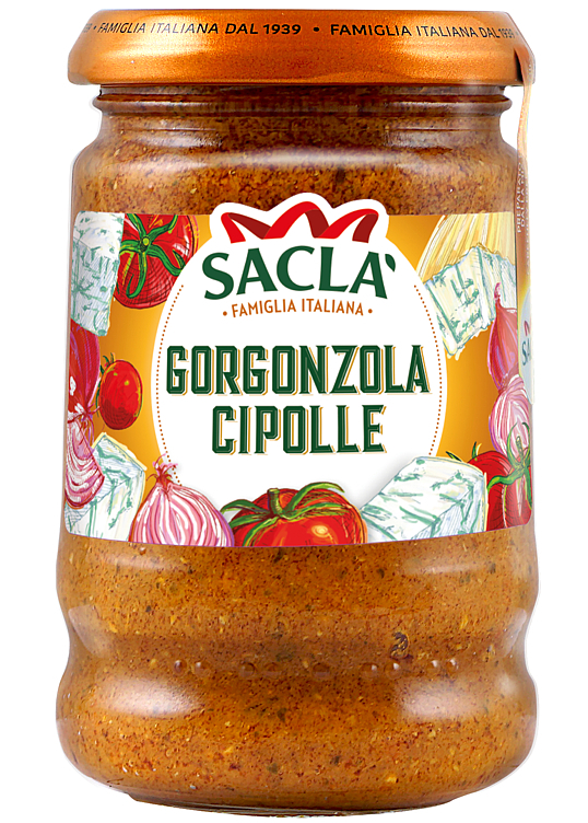 Tomato sauce w/gorgonzola and red onion  190g