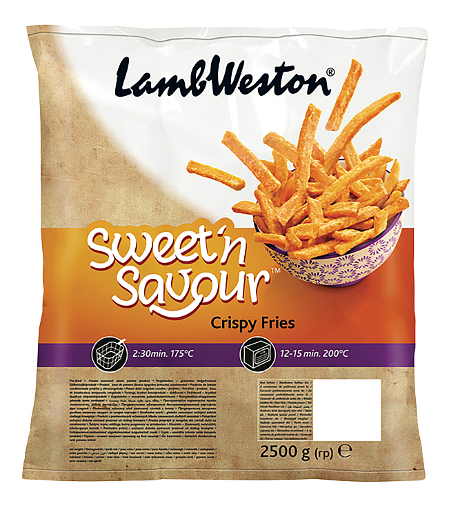 Sweet potato (søtpotet) fries 2,5kg