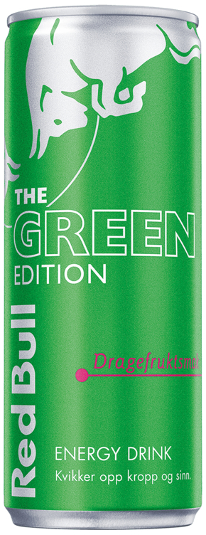 Red bull energy drink green edit.dragon fruit flavour  24x25