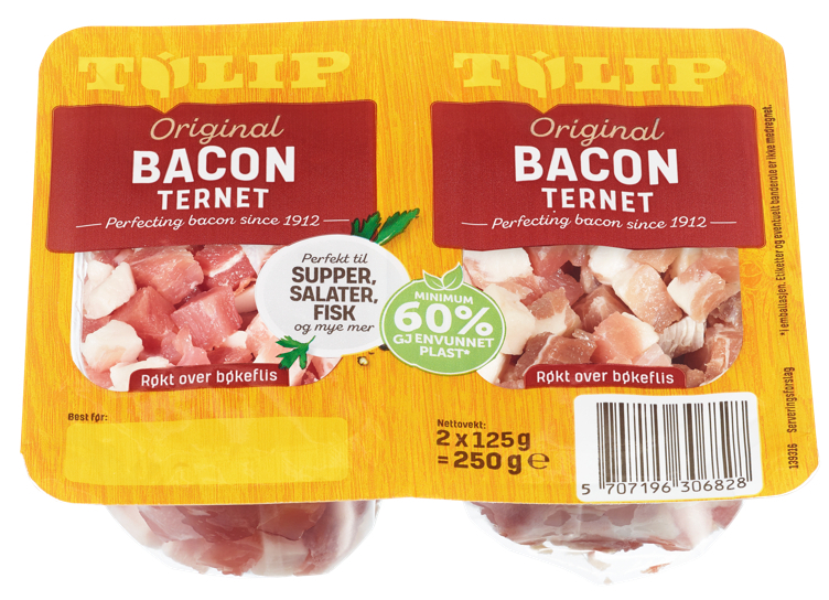 Bacon diced 2x125g