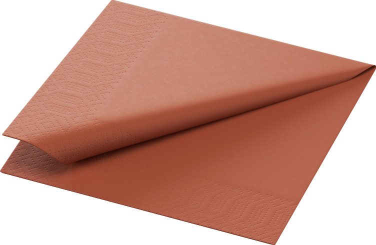 Serviett 3l 24cm earth terra 250stk