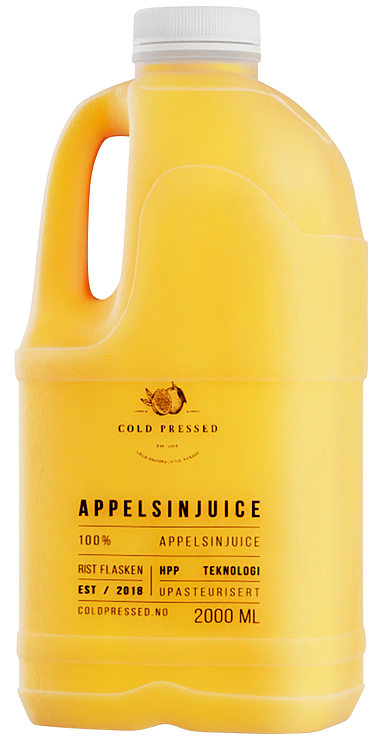 Cold pressed juice 100% orange  2l