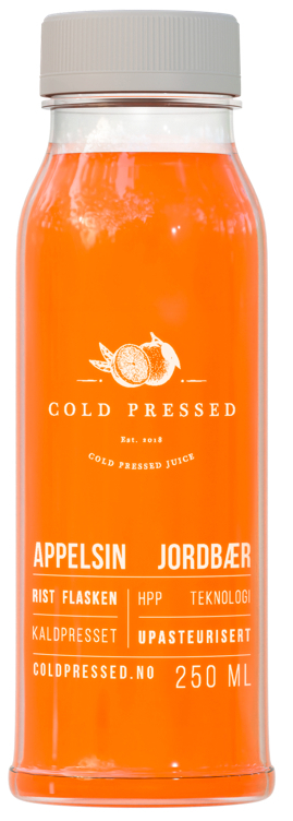 Cold pressed juice orange&strawberries  250ml