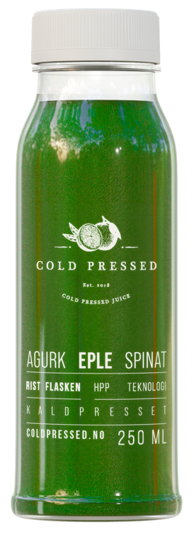 Cold pressed juice cucumber, apple & spinach  250ml
